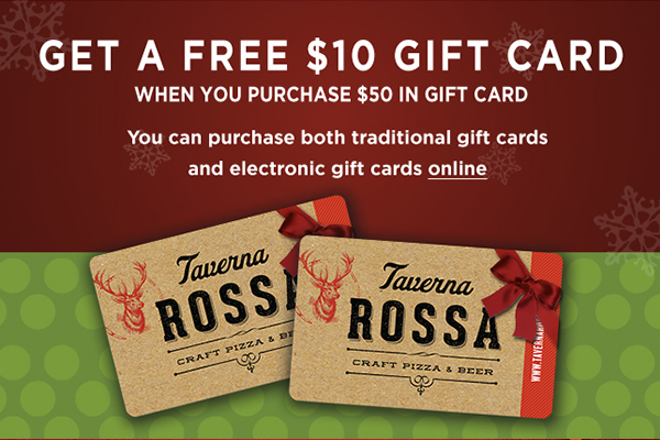 Holiday Gift Card Special
							 See image for full details