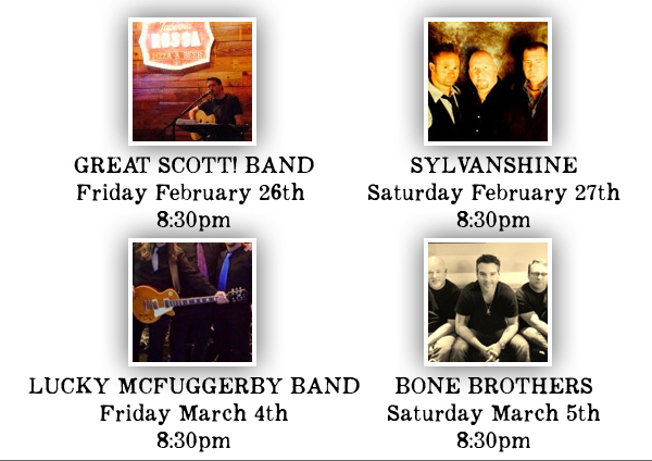 Live Music Schedule
							 See image for full details