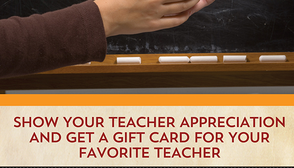 Teacher Appreciation
							 See image for full details