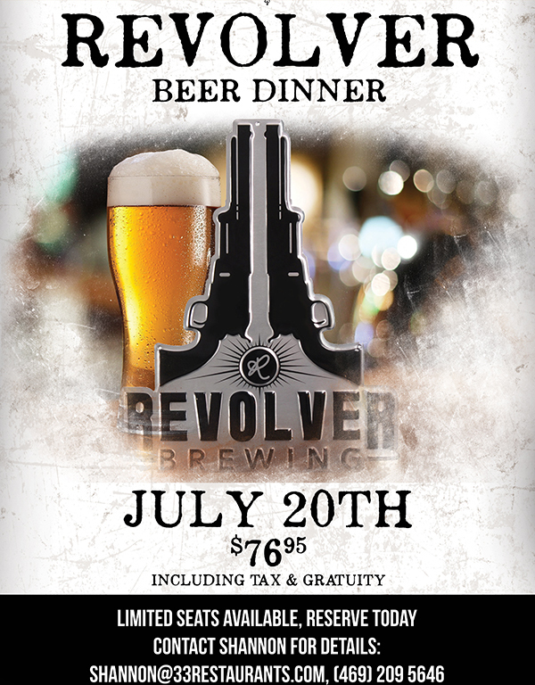 Revolver Beer Dinner
							 See image for full details