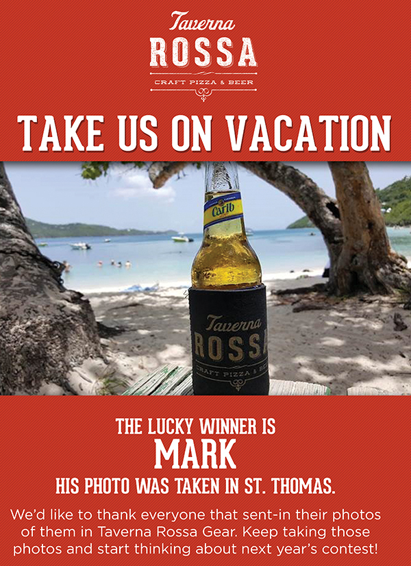 Take us on vacation
							 See image for full details