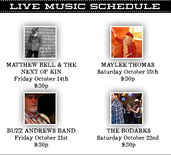 Live Music					 
							 See image for full details