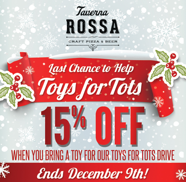 Taverna Rossa
							 Toys for Tots
							 See image for full disclaimer