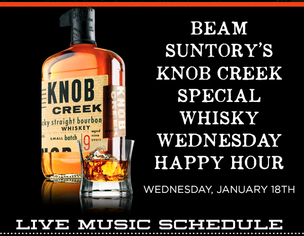 Weds Happy Hour
							 See image for full details