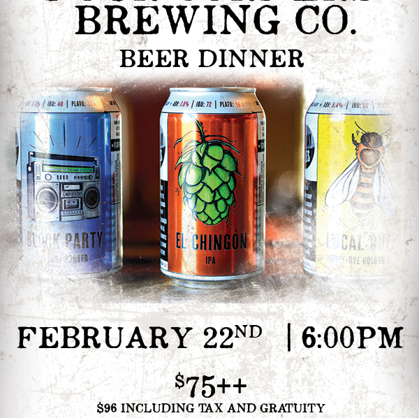 Four Corners Brewing Co. Beer Dinner
							 See image for full details