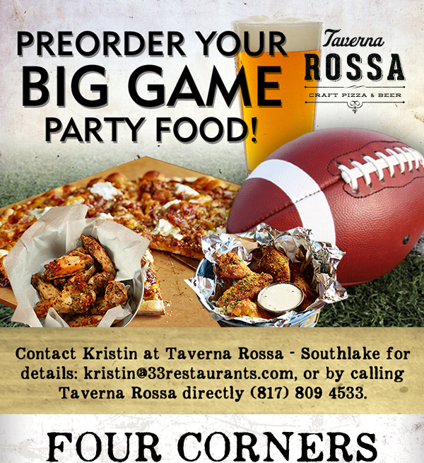 Taverna Rossa
							 Preorder your big game party food
							 See image for full details