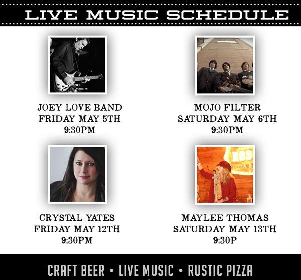 Live Music Schedule
							 See image for full details