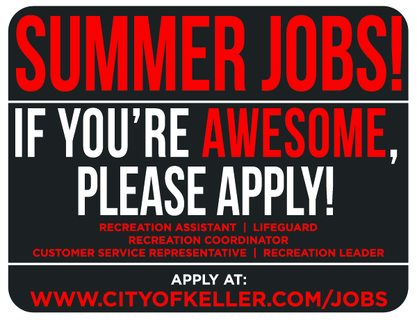 Summer Jobs@
							 If you're awesome, please apply!
							 See image for full details