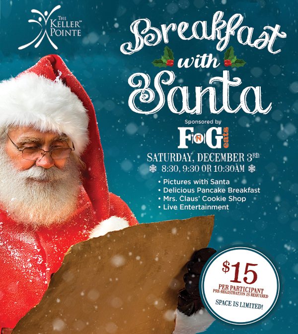 Breakfast with Santa
							 See image for full details