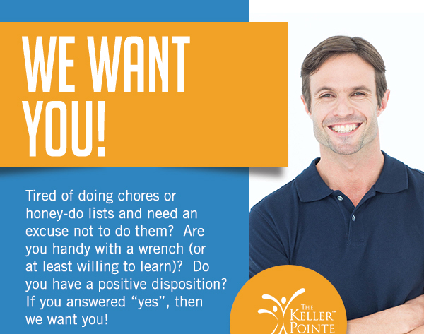 We Want You!
							 See image for full details