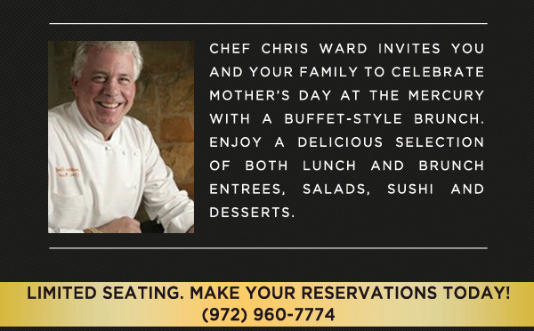 Limited seating. Make your reservations today!
							 See image for full details