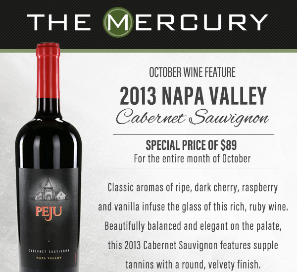 2013 Napa Valley
							 Cabernet Sauvignon
							 See image for details