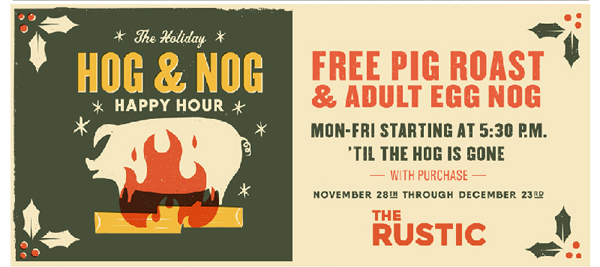 Hog & Nog
							 See image for full details