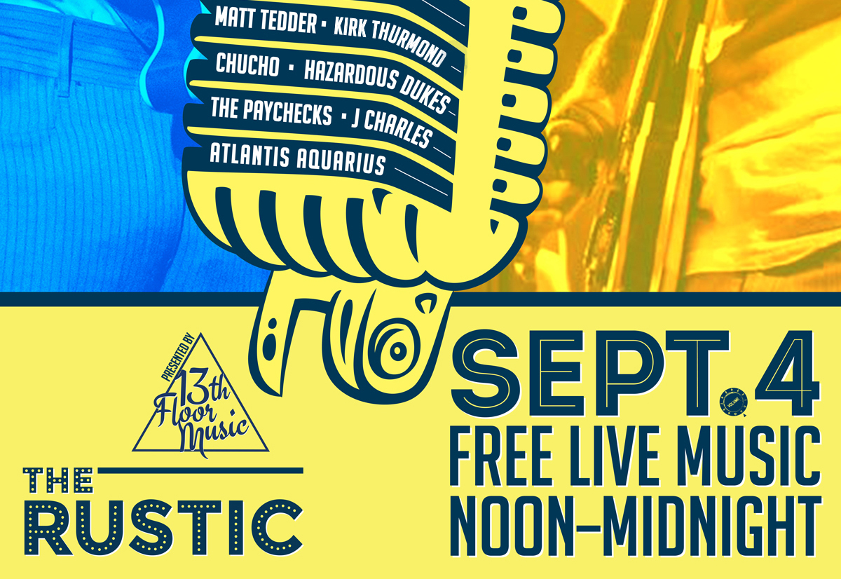 Sept. 4
								 Free Live Music
								 See image for full details