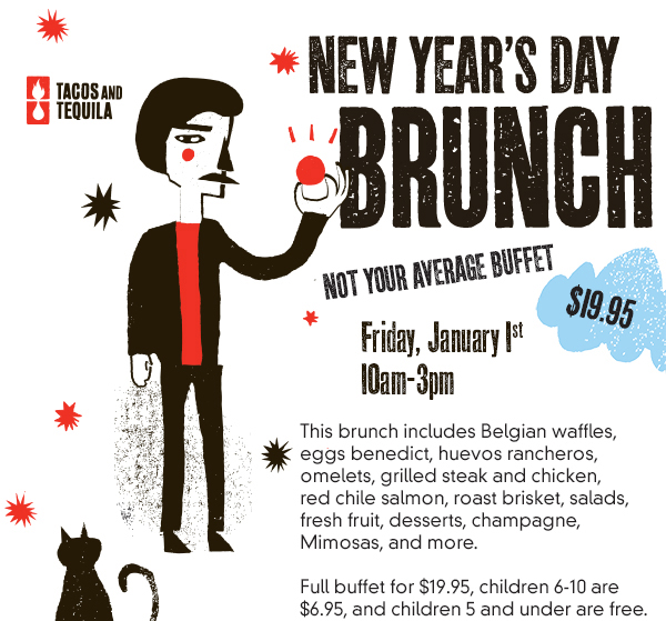 New Year's Day Brunch
							 See image for full details