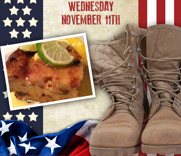Weds, Nov 11th
							 See image for details