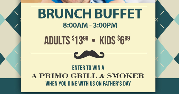Brunch buffet
							 See image for details