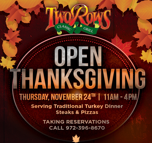 Open Thanksgiving
							 See image for details