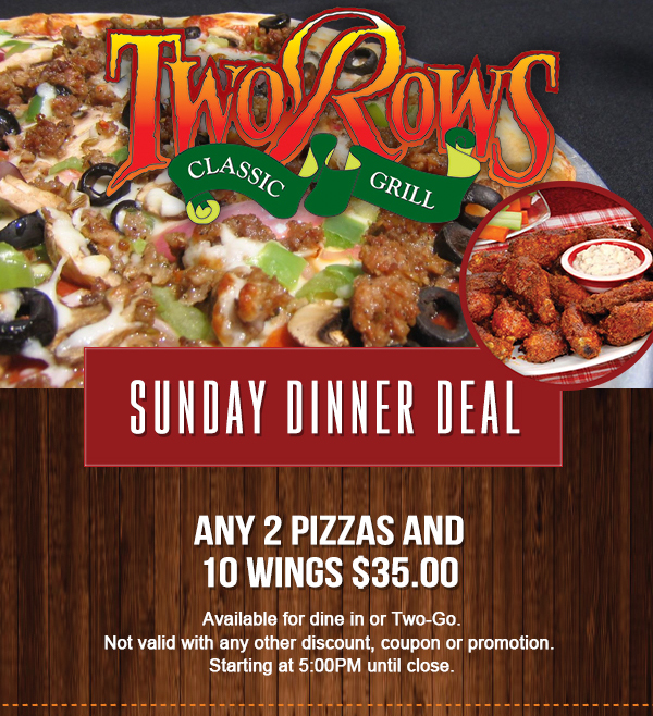 Dinner Deals
							 See image for details