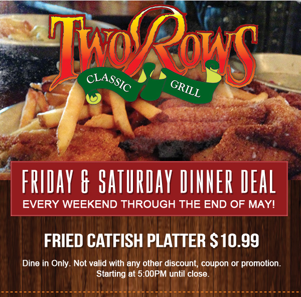 Fried Catfish Platter $10.99
							 See image for details