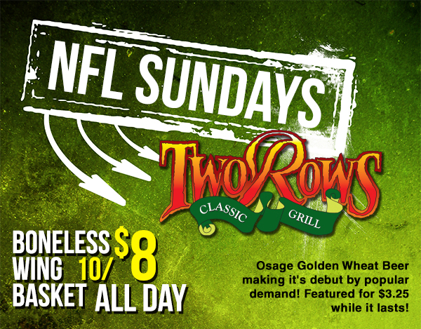Two Rows
							 NFL Sundays