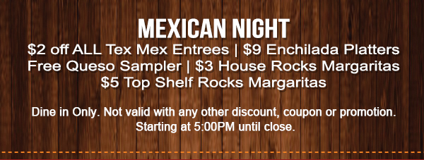 Dinner Deals
							 See image for details