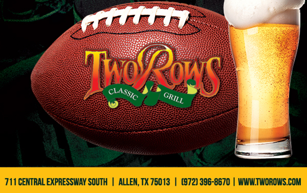 www.tworows.com - Allen's favorite hometown restaurant & bar featuring wood-fired brick oven pizza, big ole burgers, spacious patio, and much more!