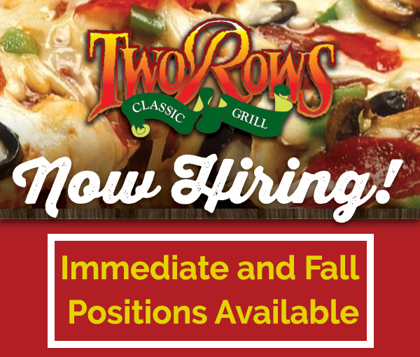 www.tworows.com - Allen's favorite hometown restaurant & bar featuring wood-fired brick oven pizza, big ole burgers, spacious patio, and much more!