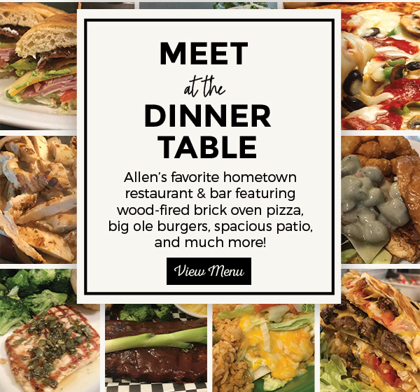 www.tworows.com - Allen's favorite hometown restaurant & bar featuring wood-fired brick oven pizza, big ole burgers, spacious patio, and much more!