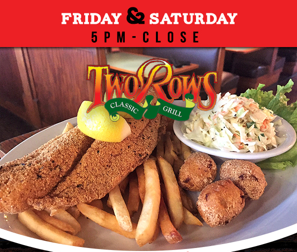 www.tworows.com - Allen's favorite hometown restaurant & bar featuring wood-fired brick oven pizza, big ole burgers, spacious patio, and much more!