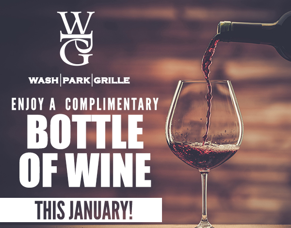 Complimentary Bottle of Wine
							See image for full details