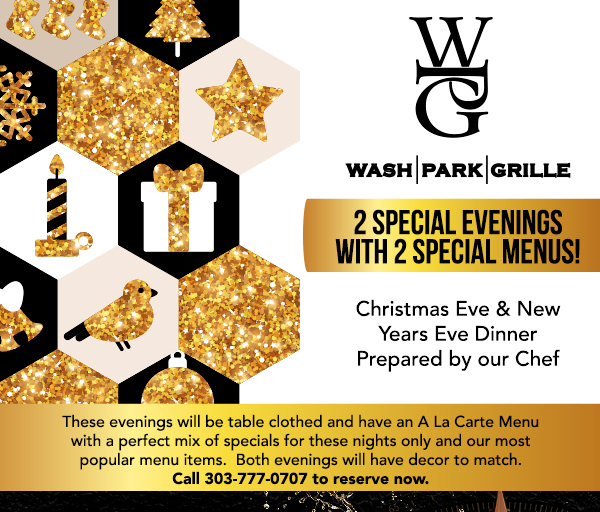 Two Special Evenings, Two Special Menus
							 See image for full details