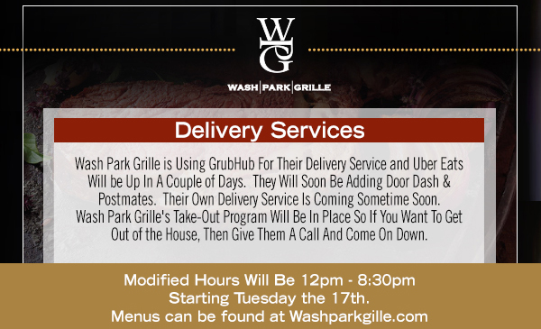 Washington Park Grille
											 See image for full details