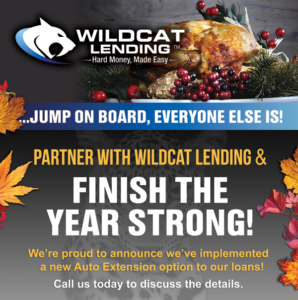 Jump on board,
							 everyone else is!
							 Partner with Wildcat & finish the year strong!
							 See image for full details