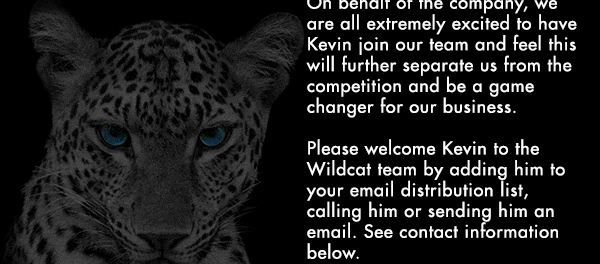 Welcome Kevin Shipman
							 See image for full details