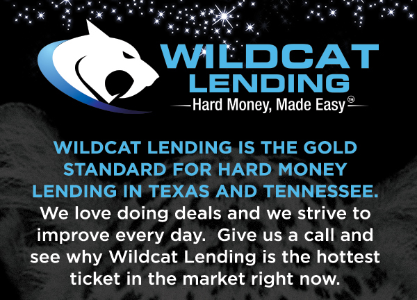 Wildcat Lending
							 Hard Money, Made Easy
							 See image for full details