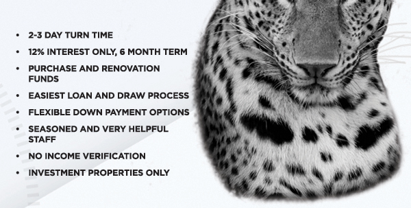 Wildcat Lending
							 Hard Money, Made Easy
							 See image for full details