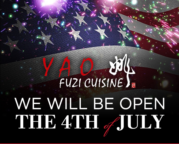 We will be open the 4th of July
							See image for full details