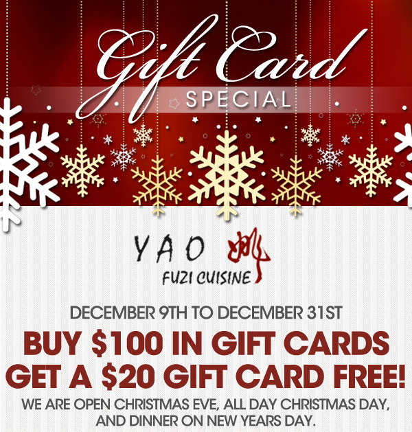 Gift Card Special
							See image for full details